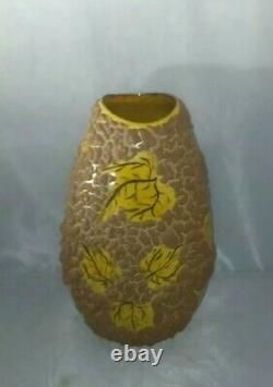 Vintage Pottery Vase GAR-RICS Ceramics Studio by Marlene Gills Reedsville WI MCM