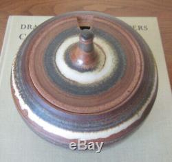 Vintage RAYMOND GALLUCCI 1960's Studio art Pottery Lidded Jar Listed Artist
