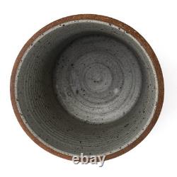 Vintage ROBERT MAXWELL Studio Pottery VASE #101 Earthgender Cressey AP era 70s