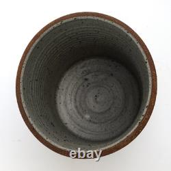 Vintage ROBERT MAXWELL Studio Pottery VASE #101 Earthgender Cressey AP era 70s