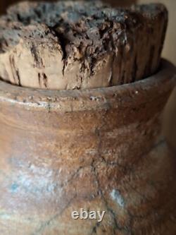 Vintage Raku Crackle Signed Hanson Boho Original Studio Pottery Stoneware Vintage Raku Crackle Signed Hanson Boho Original Studio Pottery Stoneware