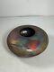 Vintage Raku Fired Postmodern Stoneware Signed Vessel 6 in