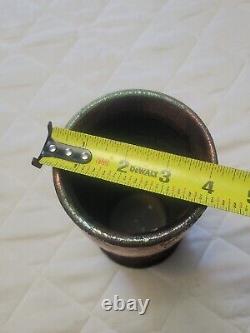 Vintage Raku Pottery Vase 8