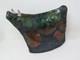 Vintage Raku Studio Art Pottery Spotted Cow Figurine Sculpture Folk Art Signed