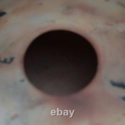 Vintage Raku Studio Pottery Vase Signed RICO on Base Large