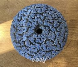 Vintage Randy O'Brien studio pottery vase purple grey texture sculptural AZ art