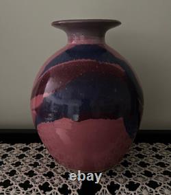 Vintage & Rare Handmade Art Studio Pottery Vase Signed by Cathy Gerson