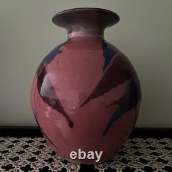 Vintage & Rare Handmade Art Studio Pottery Vase Signed by Cathy Gerson