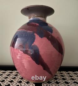 Vintage & Rare Handmade Art Studio Pottery Vase Signed by Cathy Gerson