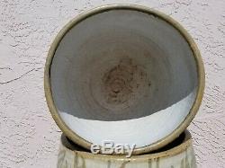 Vintage Rarely Seen Pair Jt Abernathy Studio Art Pottery Flower Pots MCM