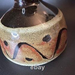 Vintage Reg Preston Stoneware Australian Made Pottery Vase Studio Ware