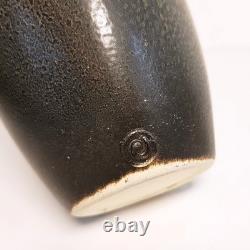 Vintage Reid Ozaki Studio Pottery Stoneware Vase Ikebana