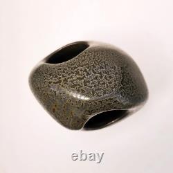 Vintage Reid Ozaki Studio Pottery Stoneware Vase Ikebana