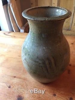 Vintage Reto Very Large Studio Pottery Vase By Russell Collins