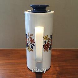 Vintage/Retro J&G Meakin Studio Blue/Red Flowers Coffee Pot