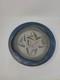Vintage Rhea Shea Blue Studio Pottery 14 Shallow Centerpiece Bowl Platter