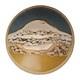 Vintage Rick Schlag 15 Southwestern Studio Pottery Wall Art Plaque Landscape
