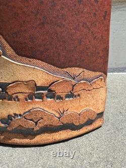 Vintage Rick Schlag Signed Southwestern Studio Pottery Vase 10.25? H