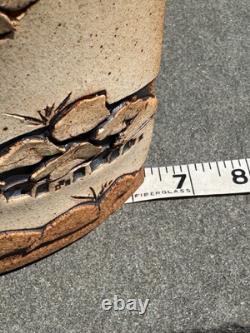 Vintage Rick Schlag Signed Southwestern Studio Pottery Vase 10.25? H