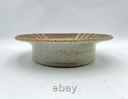 Vintage Robert Maxwell California Studio Pottery Ashtray Glass Bottom MCM