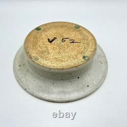 Vintage Robert Maxwell California Studio Pottery Ashtray Glass Bottom MCM