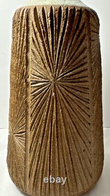 Vintage Robert Maxwell David Cressey Studio Pottery Vase Earthgender Era 70s 11