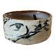 Vintage Ron Meyers Studio Art Earthenware Glazed Pottery Tea Bowl Low Bowl