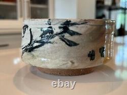 Vintage Ron Meyers Studio Art Earthenware Glazed Pottery Tea Bowl Low Bowl