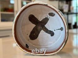 Vintage Ron Meyers Studio Art Earthenware Glazed Pottery Tea Bowl Low Bowl