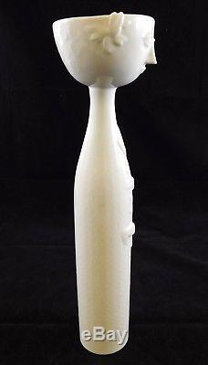 Vintage Rosenthal Studio Line Bjorn Wiinblad White Porcelain Eva Vase Sculpture