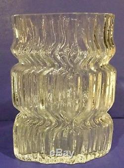 Vintage Rosenthal Studio Line Tapio Wirkkala Glass Vase
