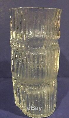 Vintage Rosenthal Studio Line Tapio Wirkkala Glass Vase