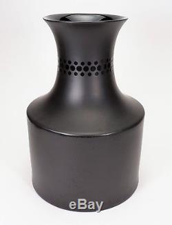 Vintage Rosenthal Studio line Bjorn Wiinblad Black Basalt Porcelain Vase