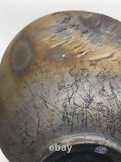 Vintage Ruth Weiner. Chicago Studio Pottery. Abstract. Raku 9