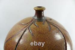 Vintage STEARNS ART POTTERY Modern Stoneware Weed Pot