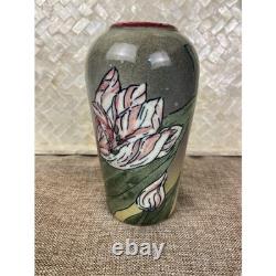 Vintage Santa Barbara Ceramic Designs SBCD Vase Signed 1980 Tulip Studio Pottery
