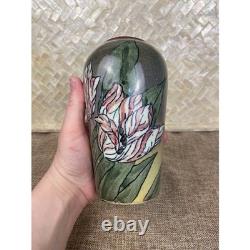 Vintage Santa Barbara Ceramic Designs SBCD Vase Signed 1980 Tulip Studio Pottery