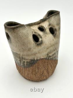 Vintage Sculptural Studio Pottery Vessel by Mishi Nojima