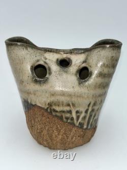 Vintage Sculptural Studio Pottery Vessel by Mishi Nojima