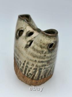 Vintage Sculptural Studio Pottery Vessel by Mishi Nojima