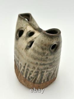 Vintage Sculptural Studio Pottery Vessel by Mishi Nojima