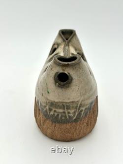 Vintage Sculptural Studio Pottery Vessel by Mishi Nojima