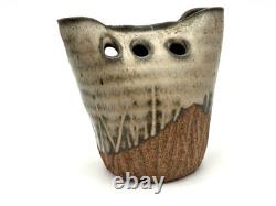 Vintage Sculptural Studio Pottery Vessel by Mishi Nojima
