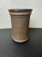 Vintage Signed Barker Studio Pottery Vase Sgraffito Tech 1983 D29
