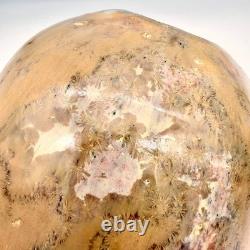 Vintage Signed Briscoe 1983 Crystalline Iridescent Glaze Orb Vase OOAK 7 3/4