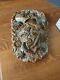 Vintage Signed Brutalist Texture Studio Pottery Wall Pocket Sculpture Planter