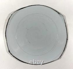 Vintage Signed Byron Temple Studio Pottery Free Form Platter Contemporary Art