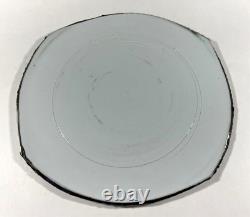 Vintage Signed Byron Temple Studio Pottery Free Form Platter Contemporary Art