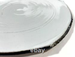 Vintage Signed Byron Temple Studio Pottery Free Form Platter Contemporary Art