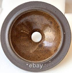 Vintage Signed Carl Sheehan Studio Art Pottery Two Piece Bowl w Lid Decor Gifts